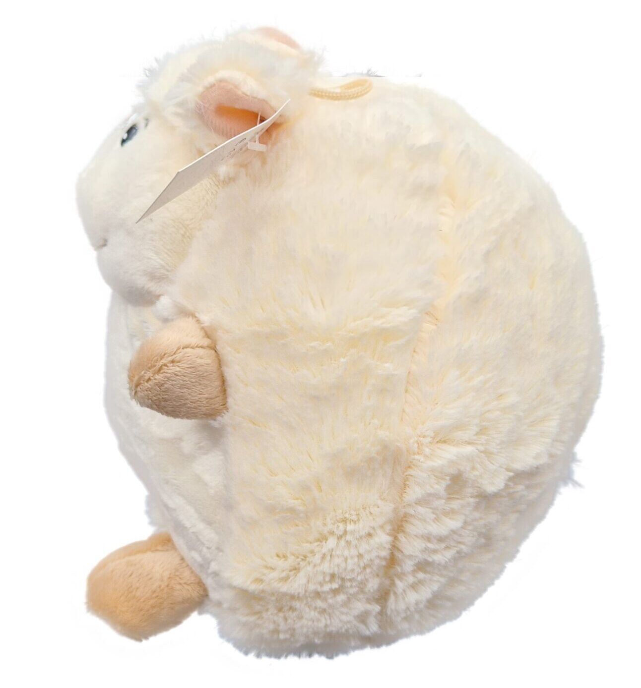 Schafkugel klein - Plüschtier in schönem Desig von der Seite