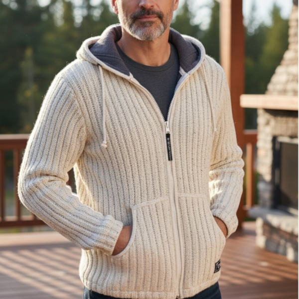 THC Schafwoll Strickjacke 713 KI-Generiert Model 2 THC Schafwoll Strickjacke 713 KI-Generiert Model 2