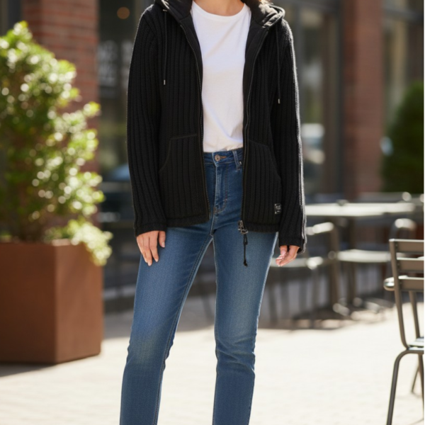 THC Schafwoll Strickjacke 721 KI-Generiert Model 2 THC Schafwoll Strickjacke 721 KI-Generiert Model 2