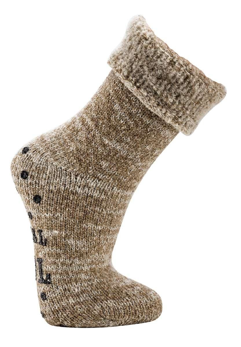 ABS Socken Extra Warm Schaf beige rechts