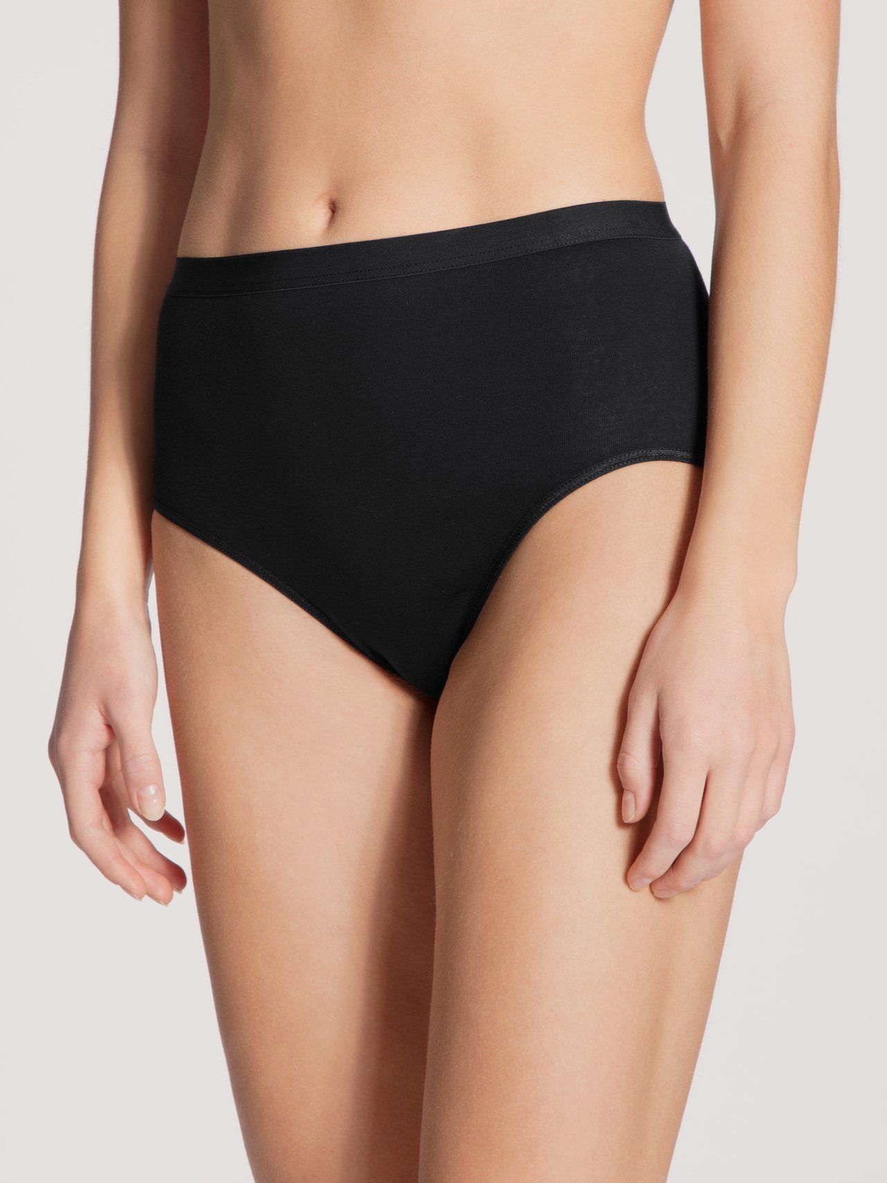 Calida Midi Slip Light schwarz