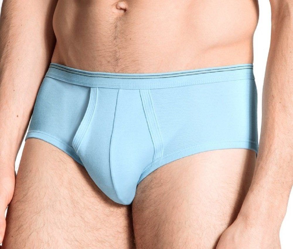 Calida Slip Twisted Cotton blau - von vorne Calida Slip Twisted Cotton blau - von vorne