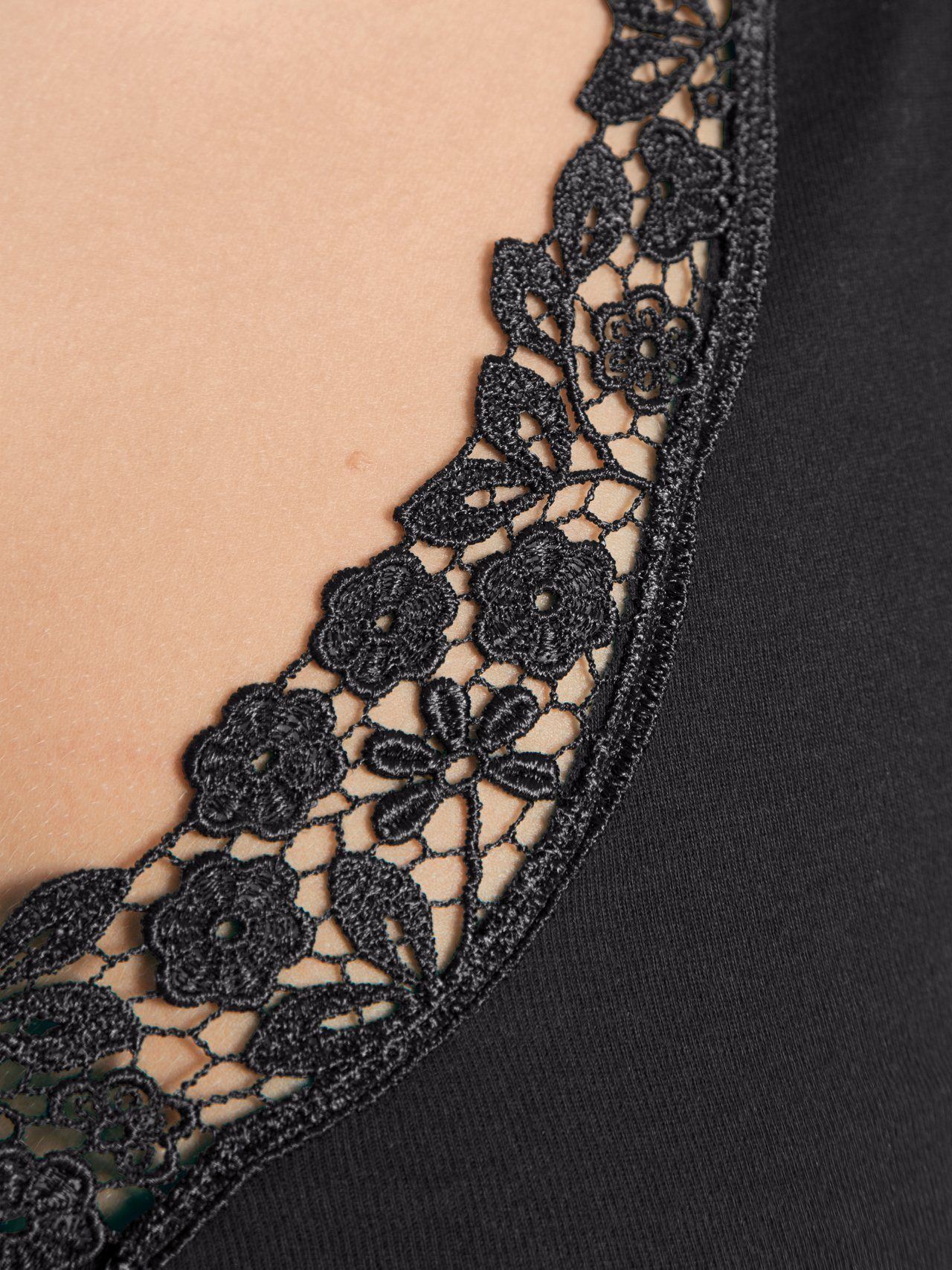 Calida Tank Top Seamless Hemless schwarz - Details Calida Tank Top Seamless Hemless schwarz - Details