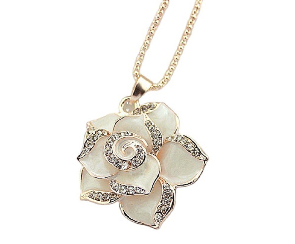 Mein Style COM032 Rose mit Zirkonia