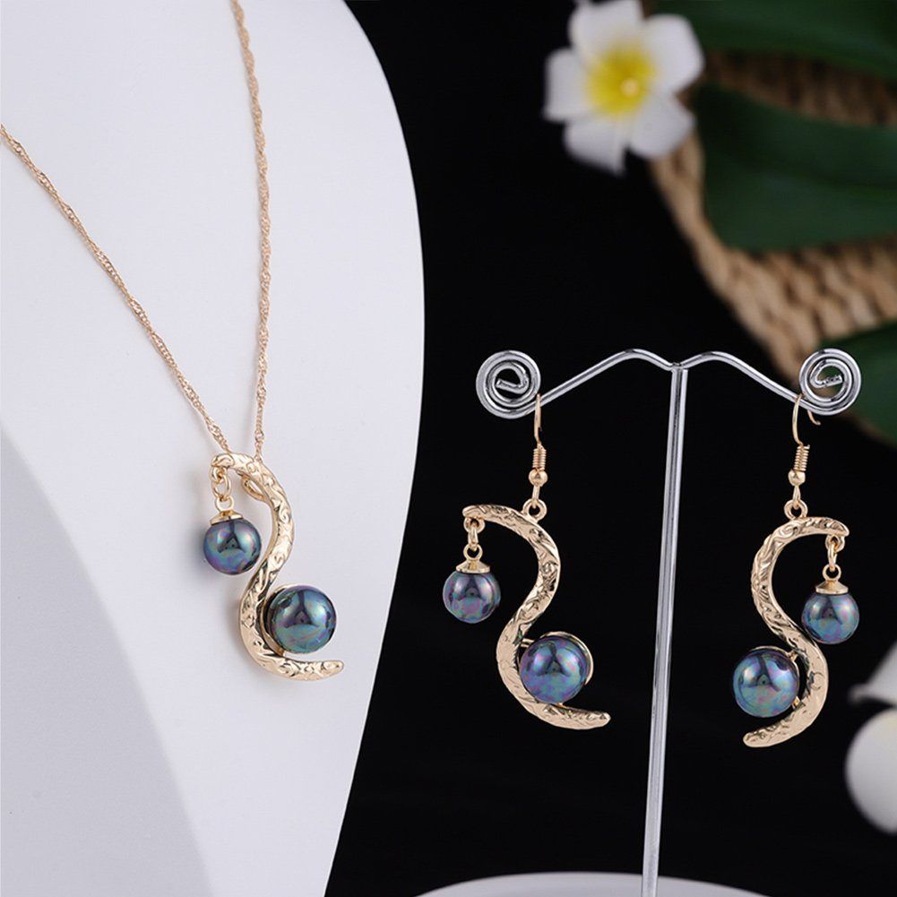 Mein Style Collier mit Ohrringen COM041 Perle