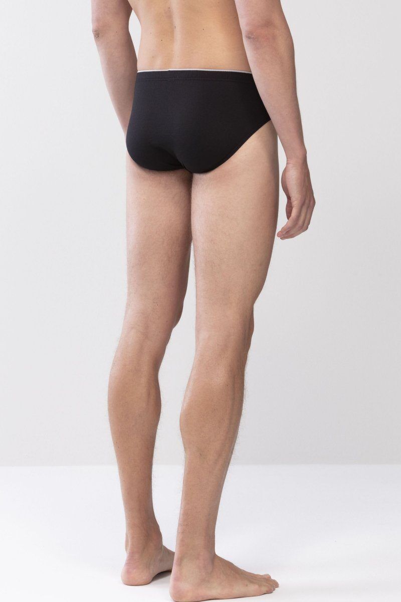 Mey Herrenslip Dry Cotton schwarz - von hinten