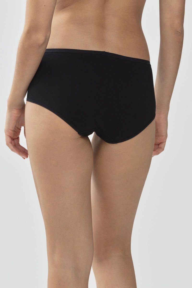Mey Panty Organic schwarz - von hinten