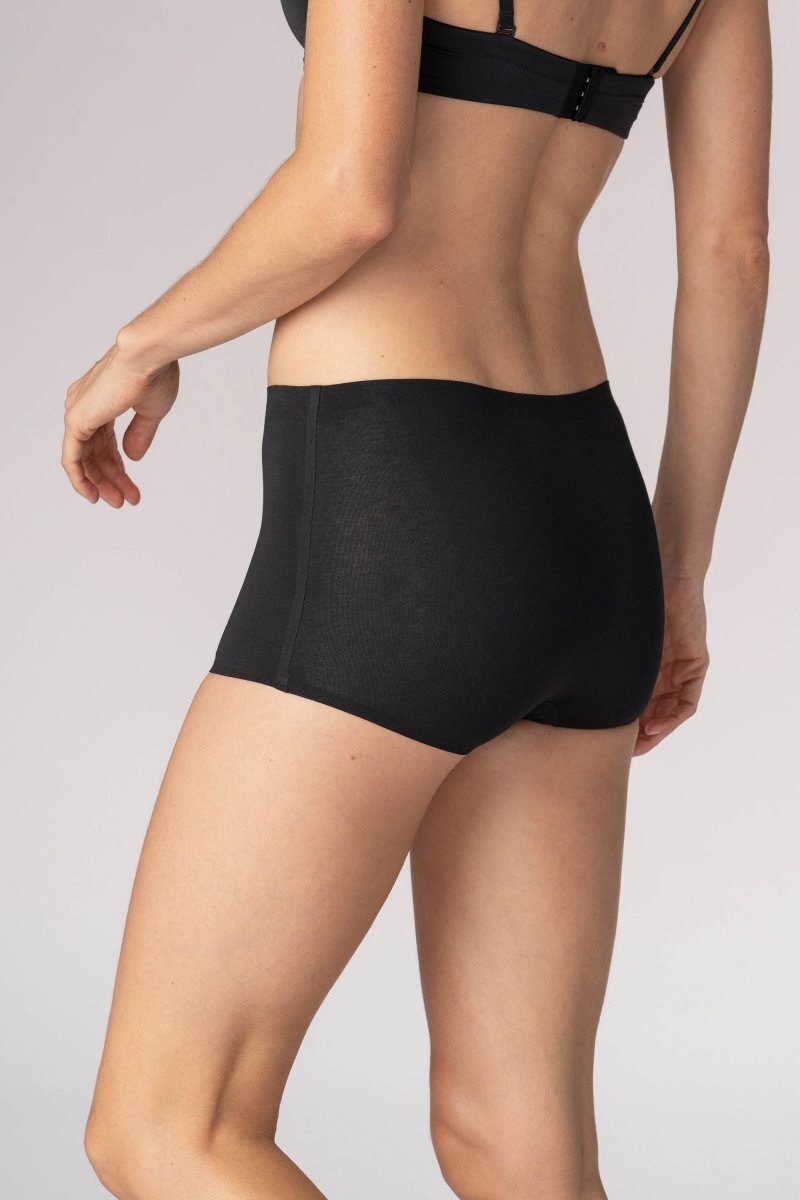 Mey Shorts Natural Second me schwarz - von hinten Mey Shorts Natural Second me schwarz - von hinten