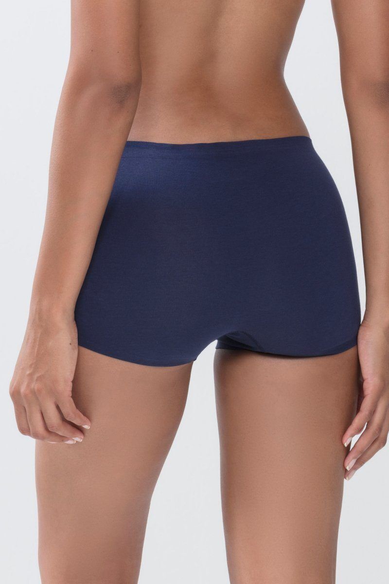Mey Shorts Natural Second me Night Blue - von hinten Mey Shorts Natural Second me Night Blue - von hinten