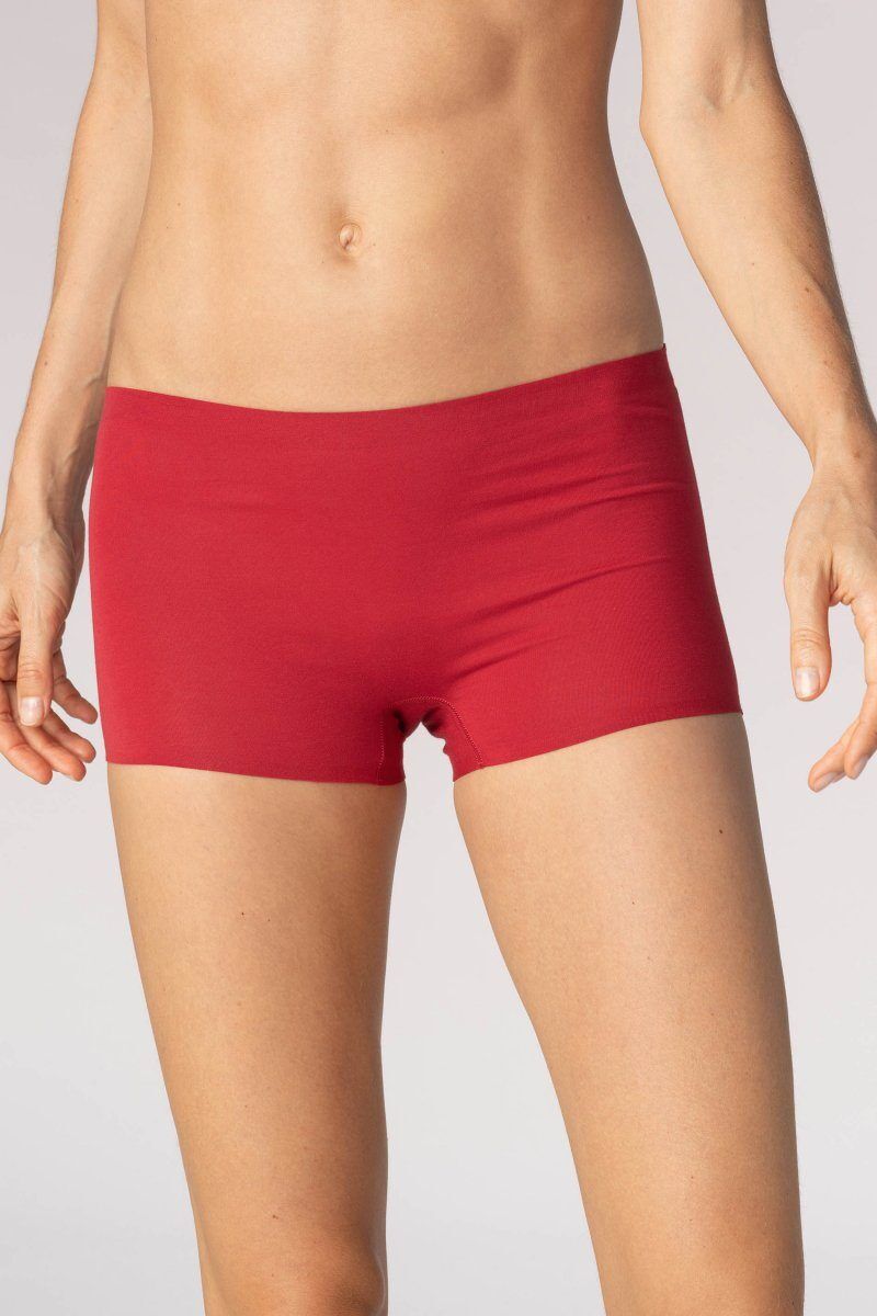 Mey Shorts Natural Second me rot - von vorne Mey Shorts Natural Second me rot - von vorne