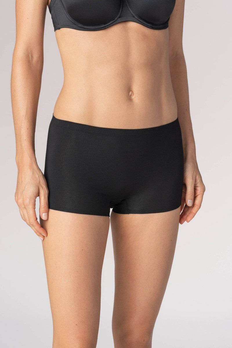 Mey Shorts Natural Second me schwarz - von vorne Mey Shorts Natural Second me schwarz - von vorne