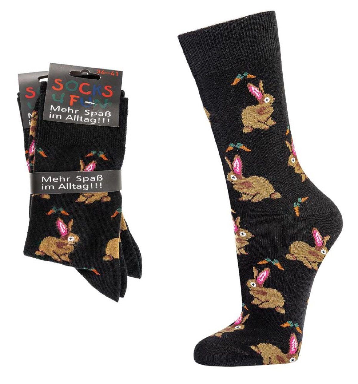 Motivsocken Hase 6209-8