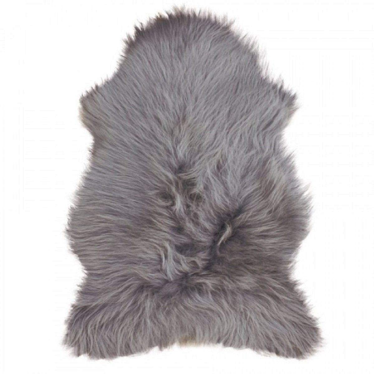 Schaffell “Heidschnucke” Grau von oben