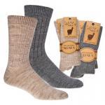Socks4Fun 100% Wollsocken Schafwolle Alpaka 2 Paar