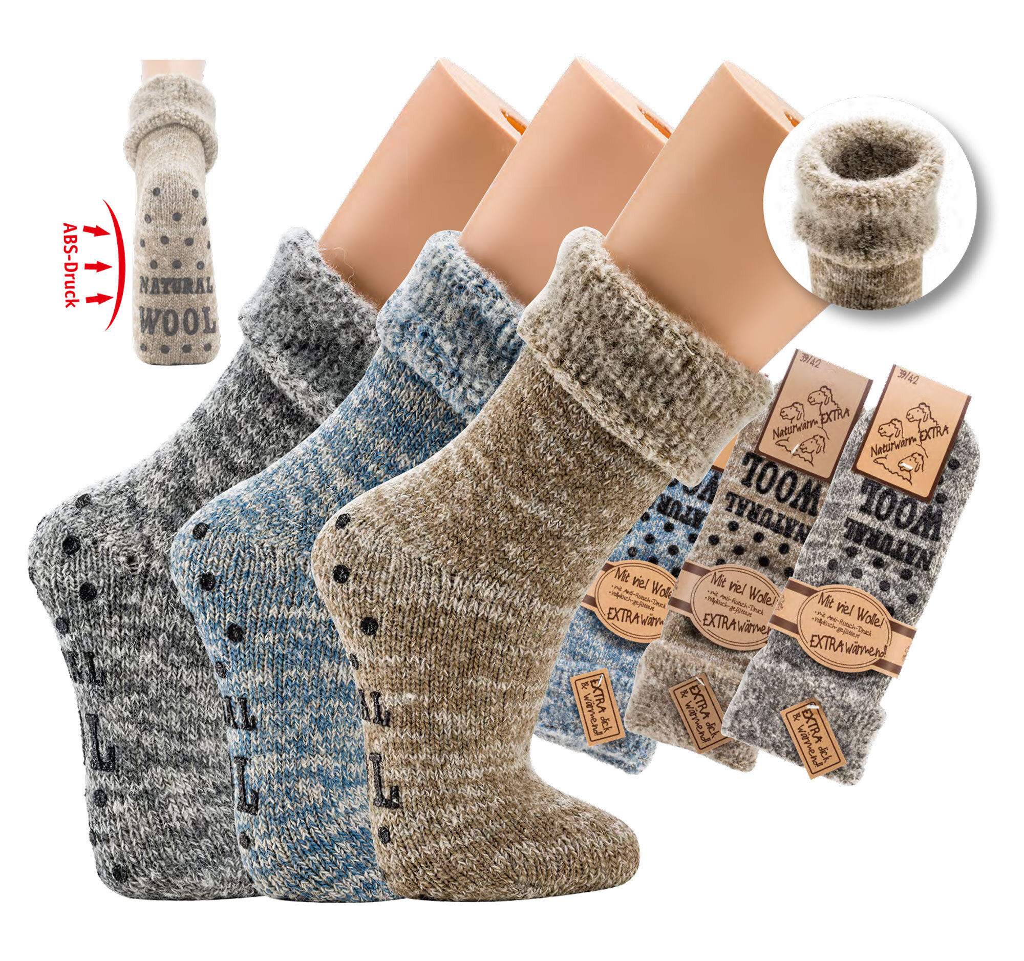 ABS Socken Extra Warm Schaf