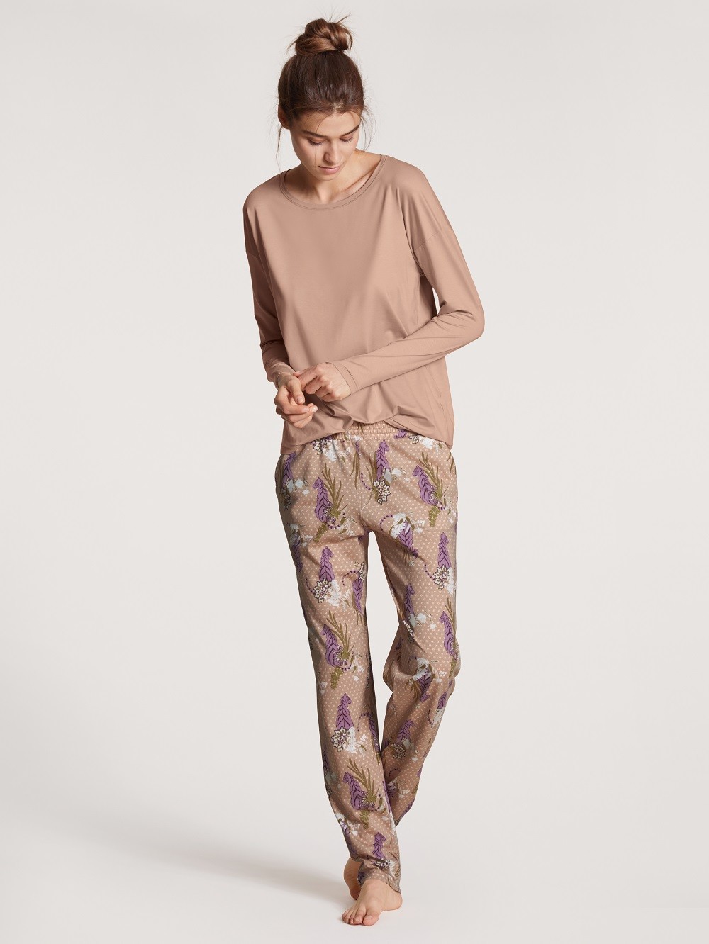 Calida Loungehose 29799 beige - von vorne