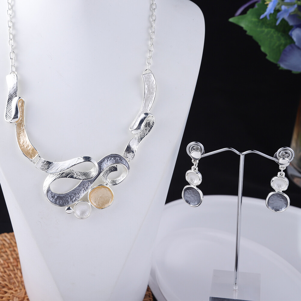 Mein Style Collier mit Ohrringen COM058 - tricolor