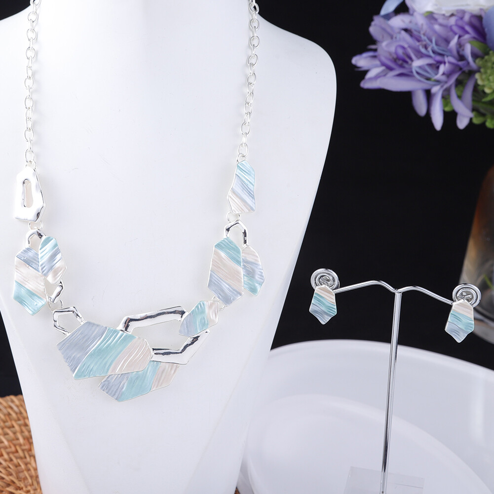 Mein Style Collier mit Ohrringen COM061 - türkis Mein Style Collier mit Ohrringen COM061 - türkis