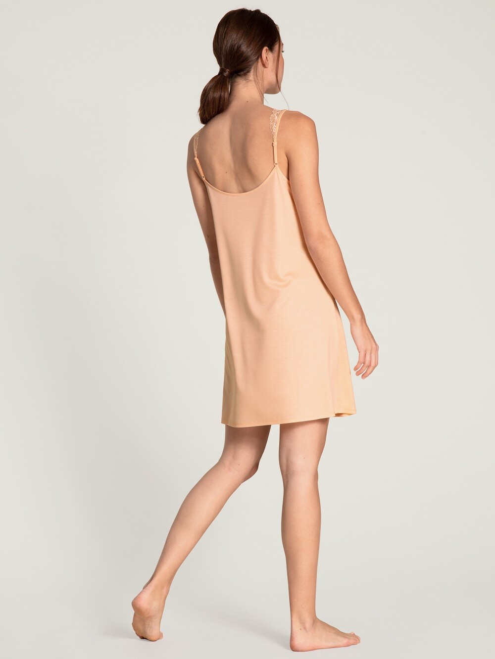 Calida Nachthemd apricot - von hinten