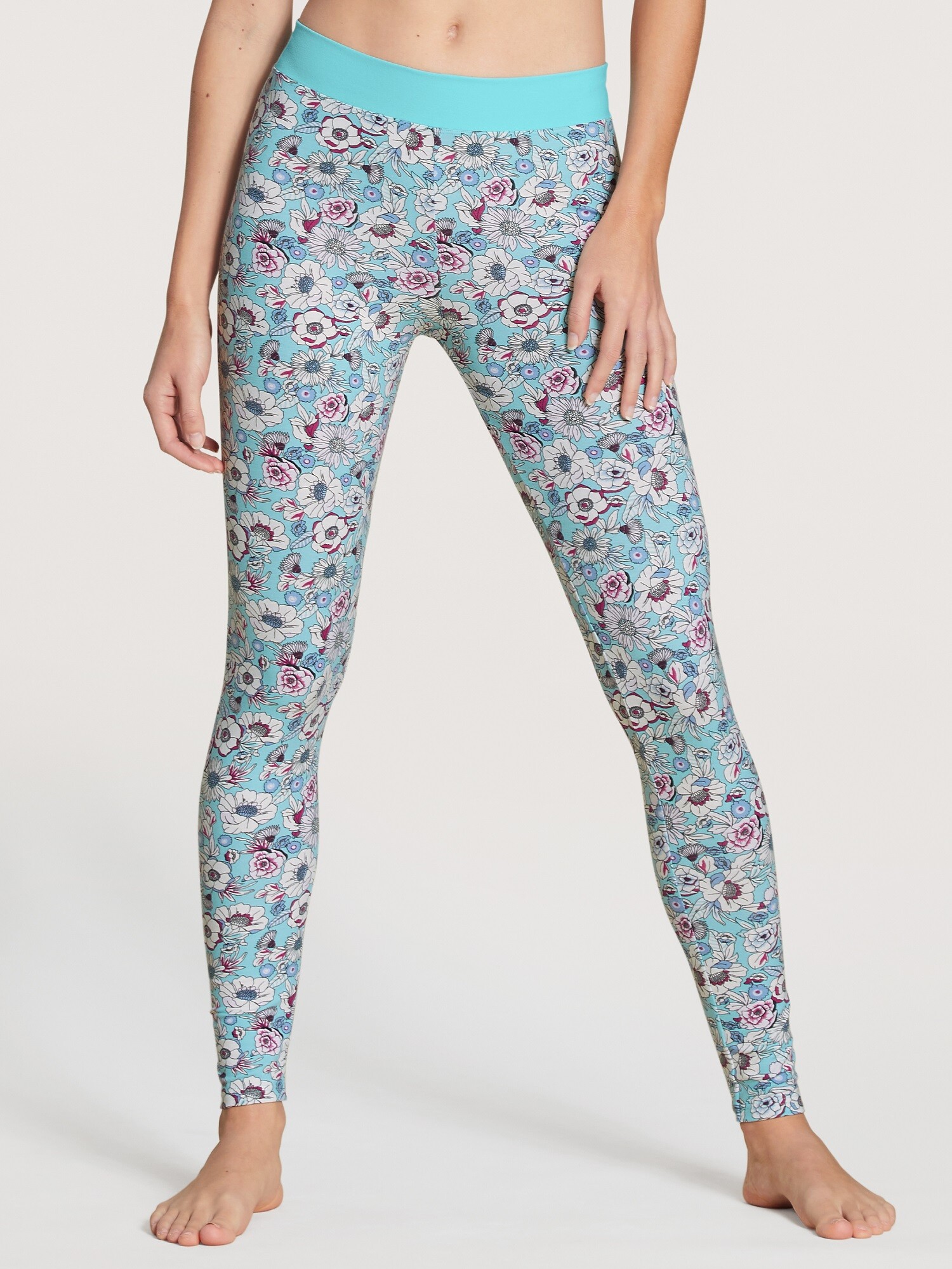 Calida Leggins 27822 türkis - von vorne Calida Leggins 27822 türkis - von vorne