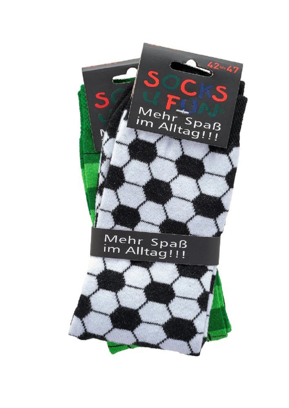 Socks 4 Fun Motivsocken Fußball 2er Bündel vorne Socks 4 Fun Motivsocken Fußball 2er Bündel vorne