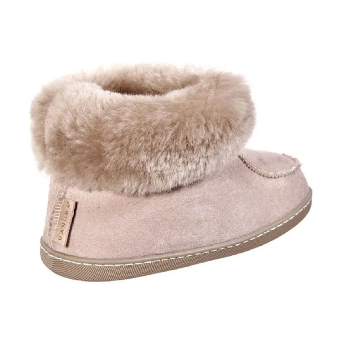 Mein Style Lammfellstiefel Umschlag - von hinten