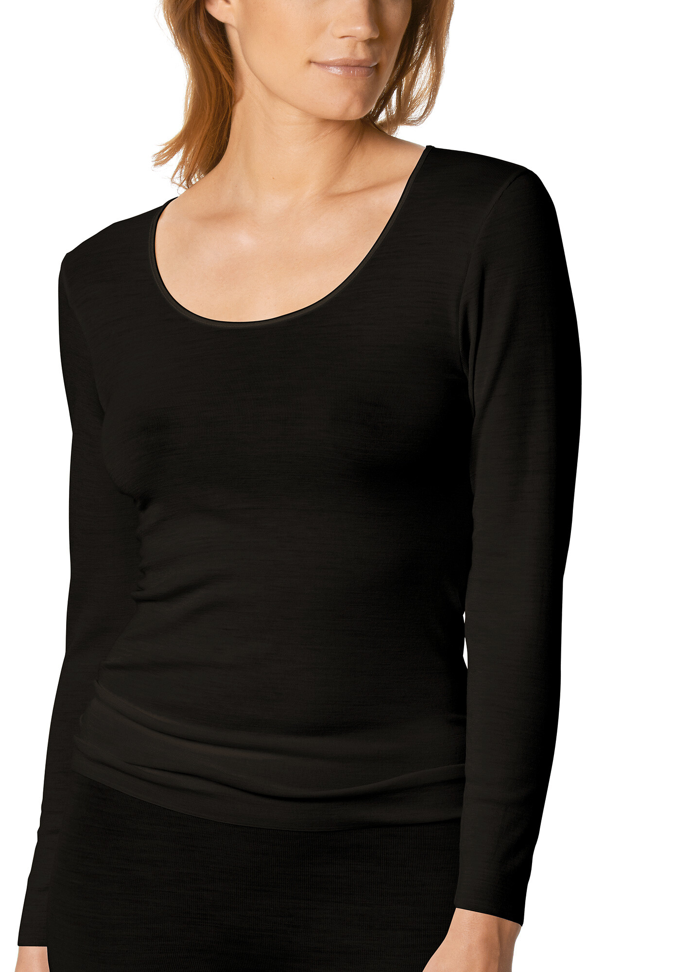 Mey Wolle/Seide 66577 Langarmshirt - vorne