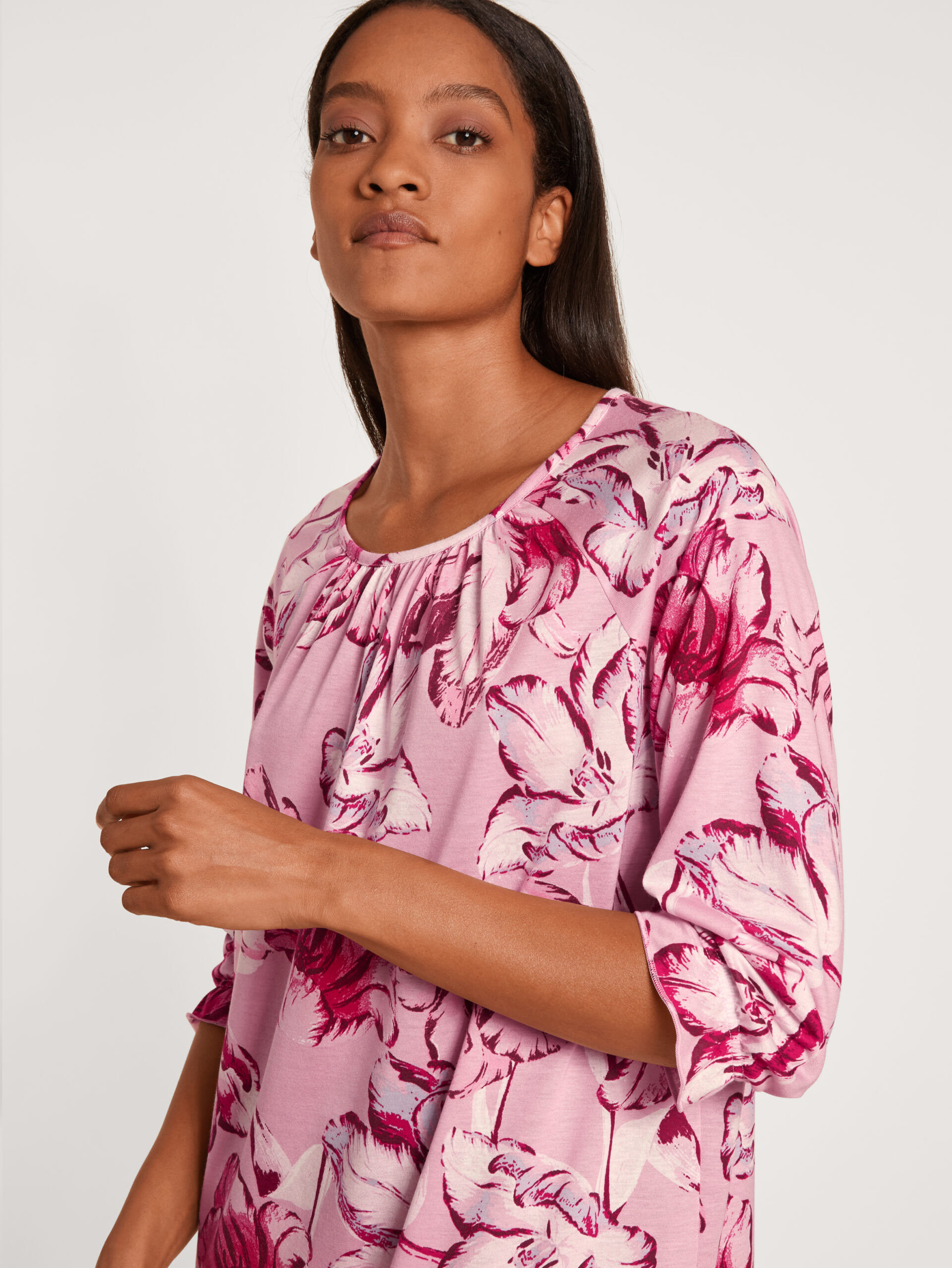 Calida Kurzarmnachthemd 35731 pink amethyst