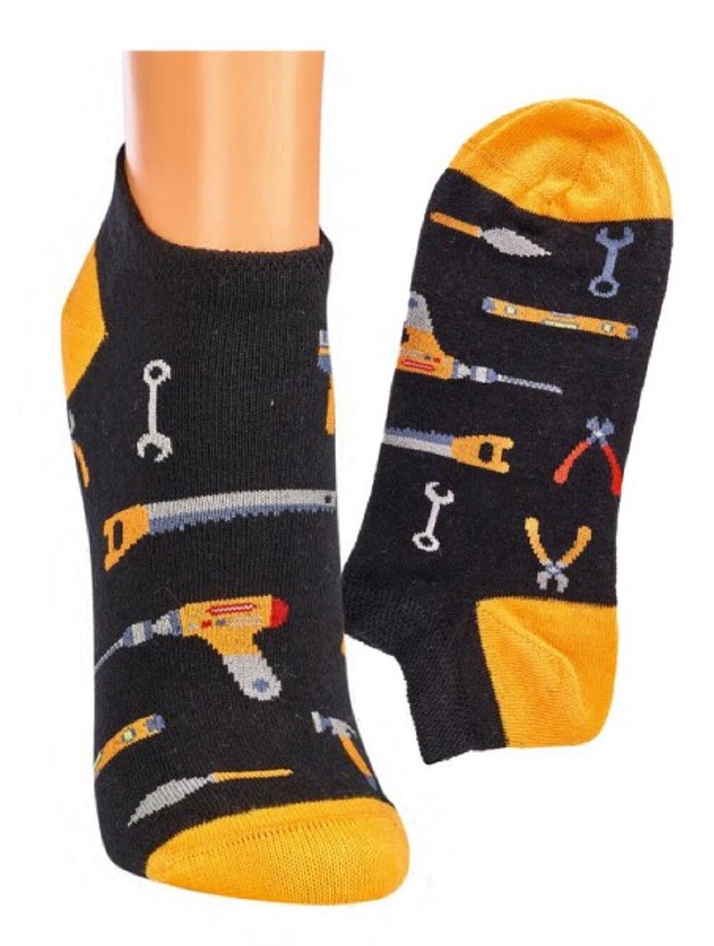 Socks4Fun Motiv-Sneaker fleissige Handwerker 2er-Bündel