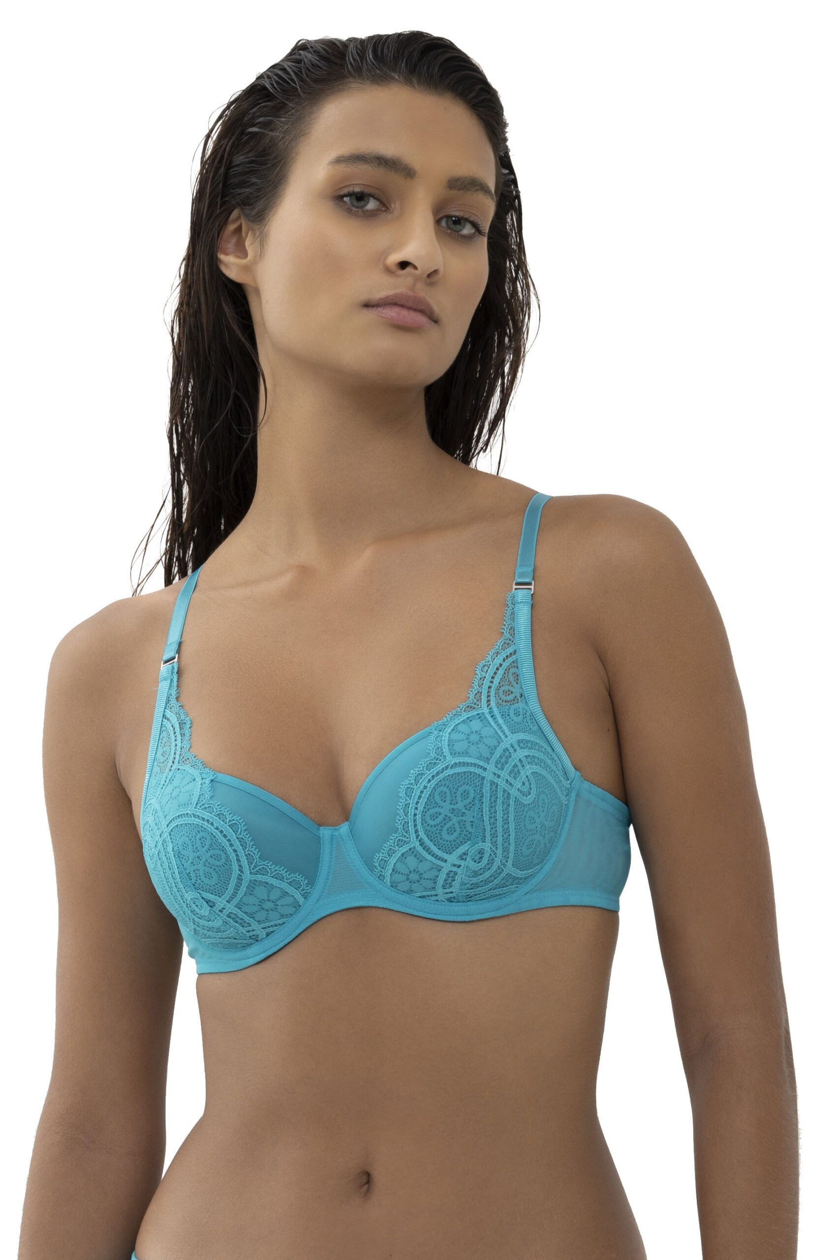 Mey Spacer BH Halfcup blue lagoon - von vorne