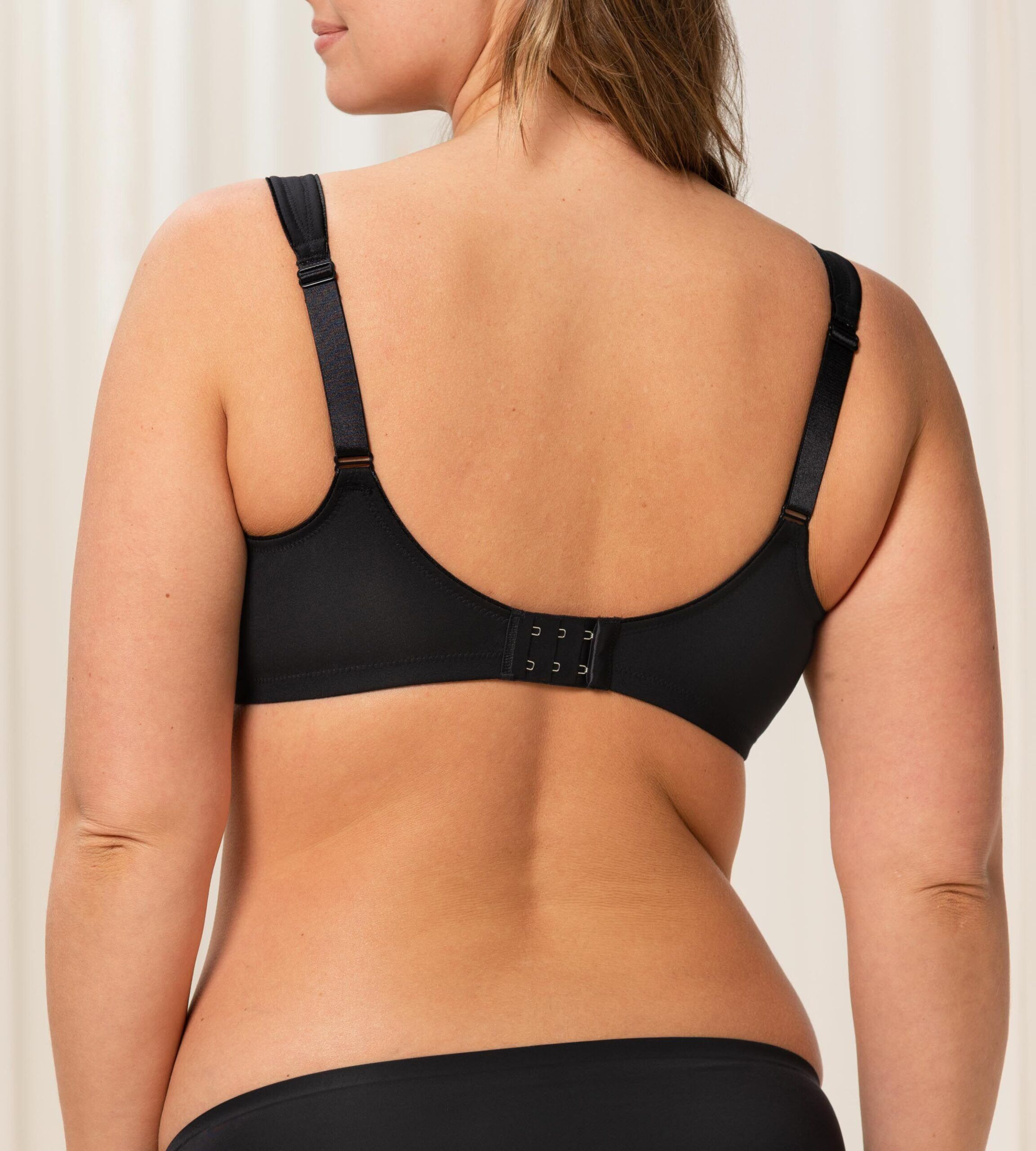 Triumph BH Modern Soft + Cotton schwarz - von hinten Triumph BH Modern Soft + Cotton schwarz - von hinten