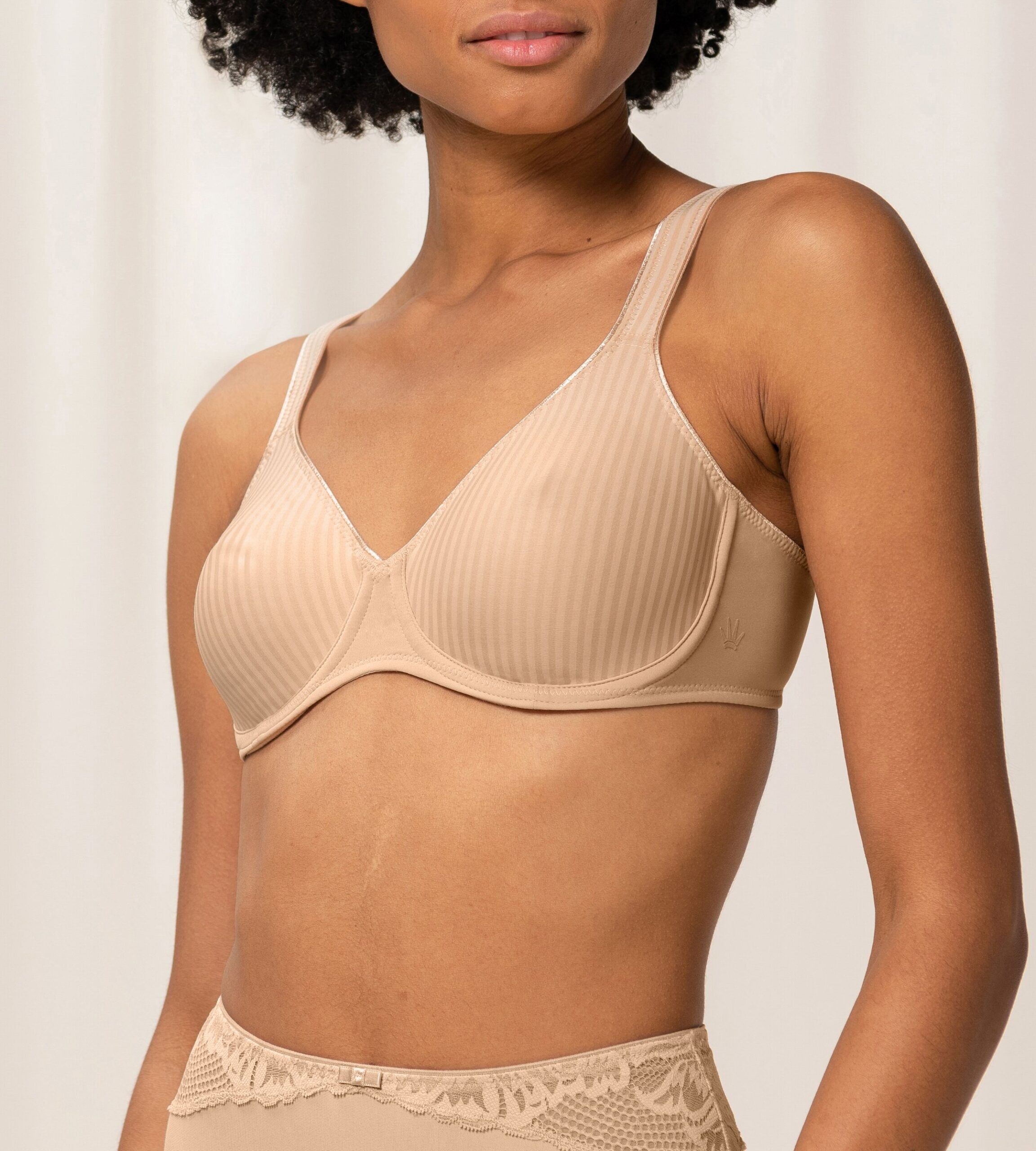Triumph BH Modern Soft + Cotton beige - von vorne