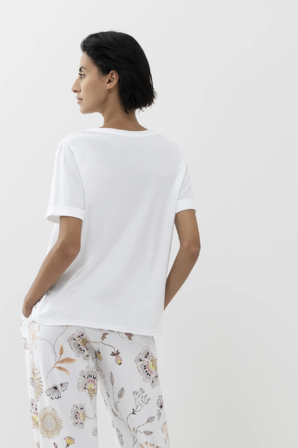 Mey T-Shirt Serie Ciela weiß - von hinten Mey T-Shirt Serie Ciela weiß - von hinten