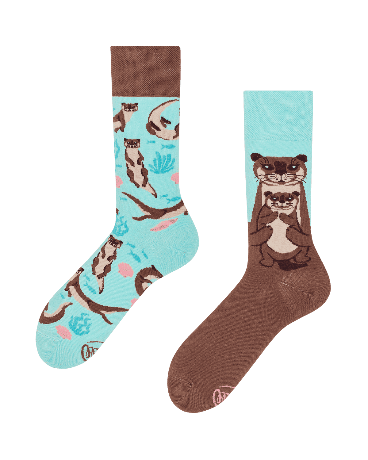 Many Mornings Socken Otter Stories Motiv Socken Otter