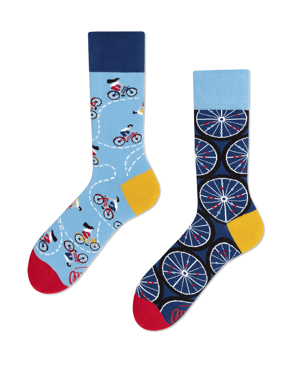 Many Mornings Socken The Bicycles Motiv Socken Fahrrad