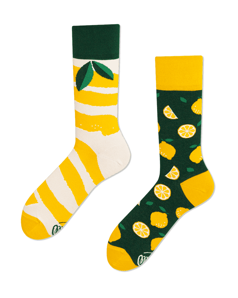 Many Mornings Socken The Lemons Zitronen Motiv Socken Many Mornings Socken The Lemons Zitronen Motiv Socken