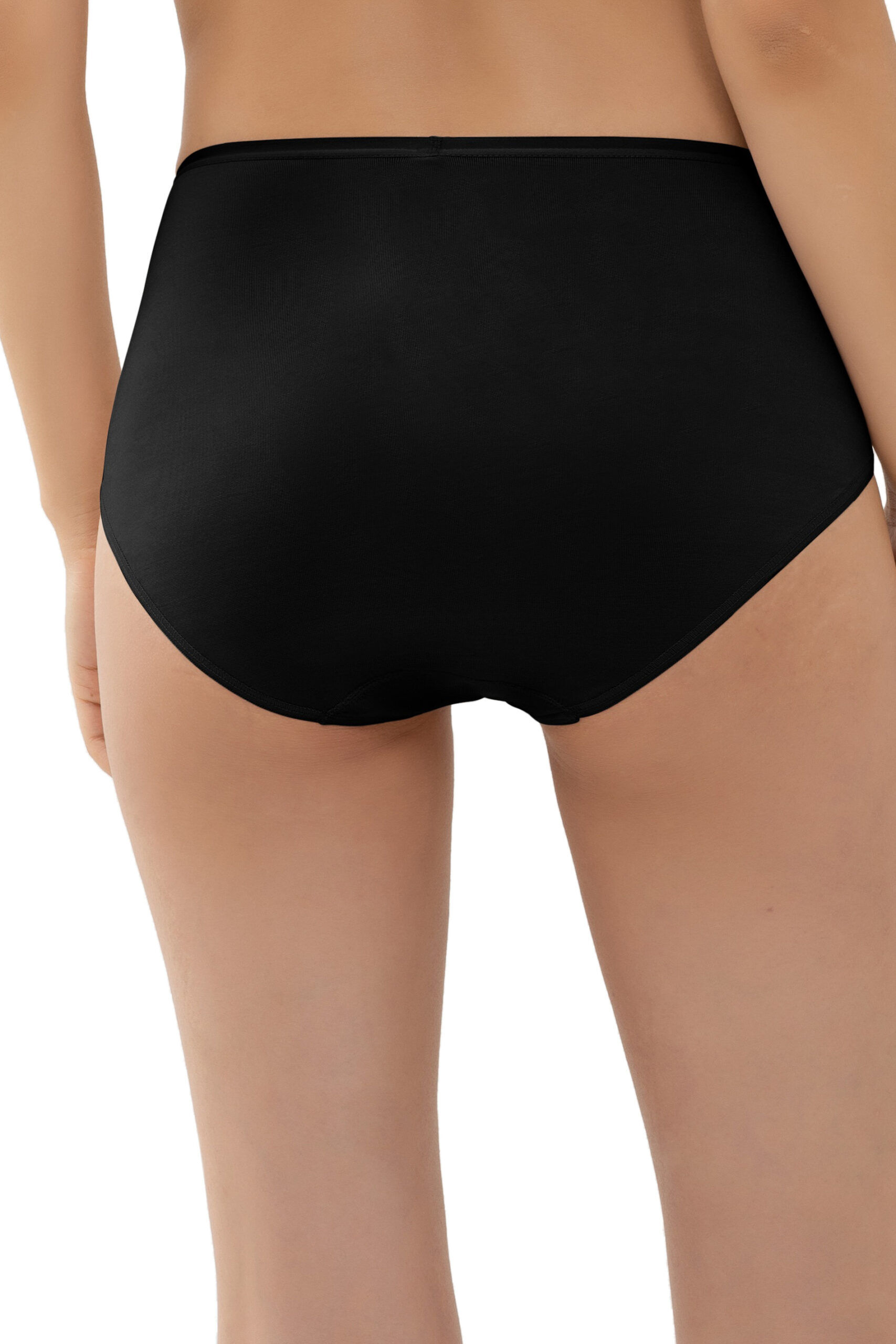 Mey Taillenslip Doppelpack Pure Sense - schwarz - hinten