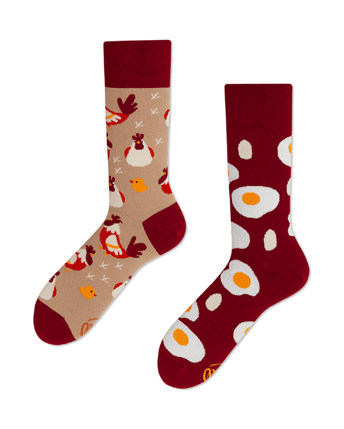 Many Mornings Egg and Chicken Motiv Socken Many Mornings Egg and Chicken Motiv Socken