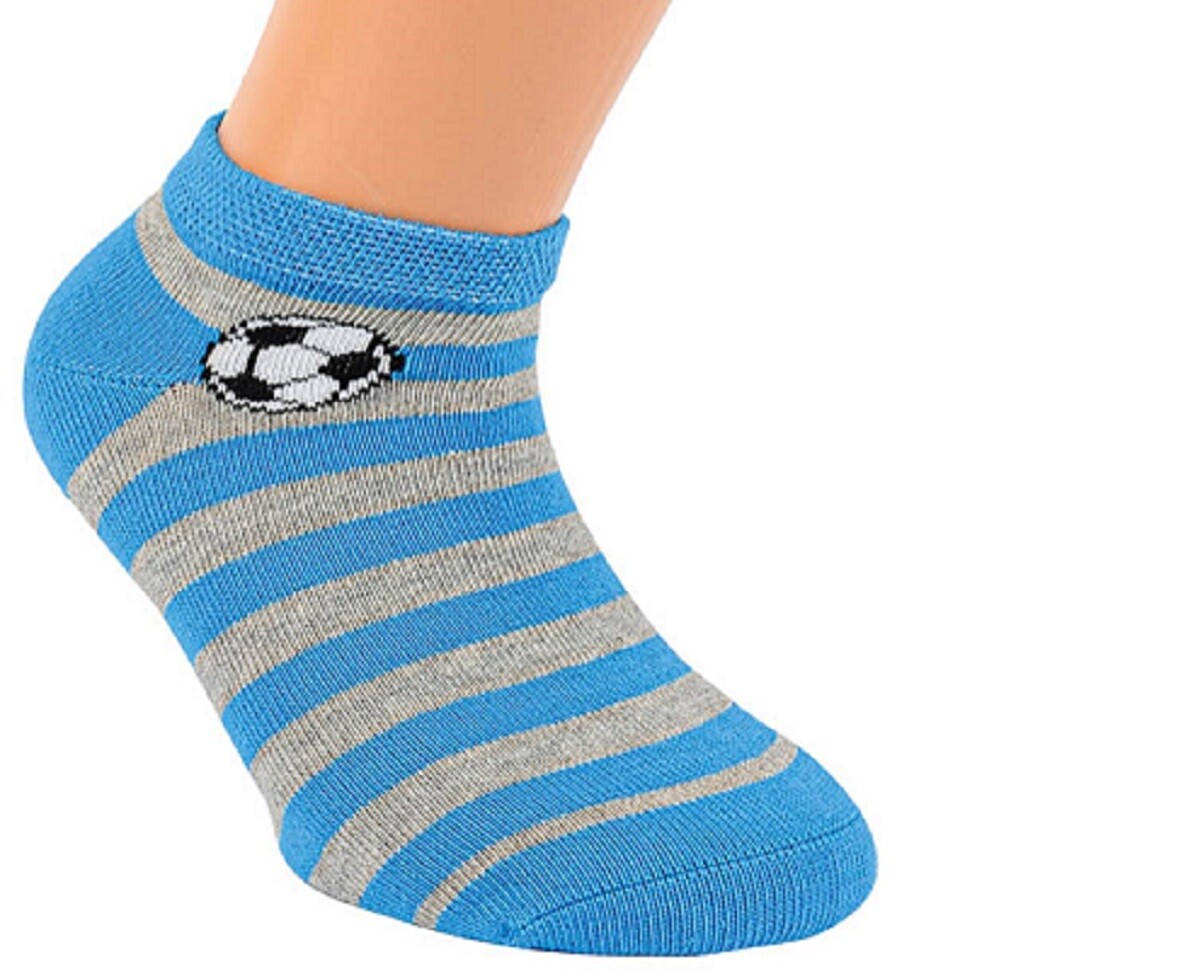 RS Kindersneaker 3-er Bündel Fussball blau