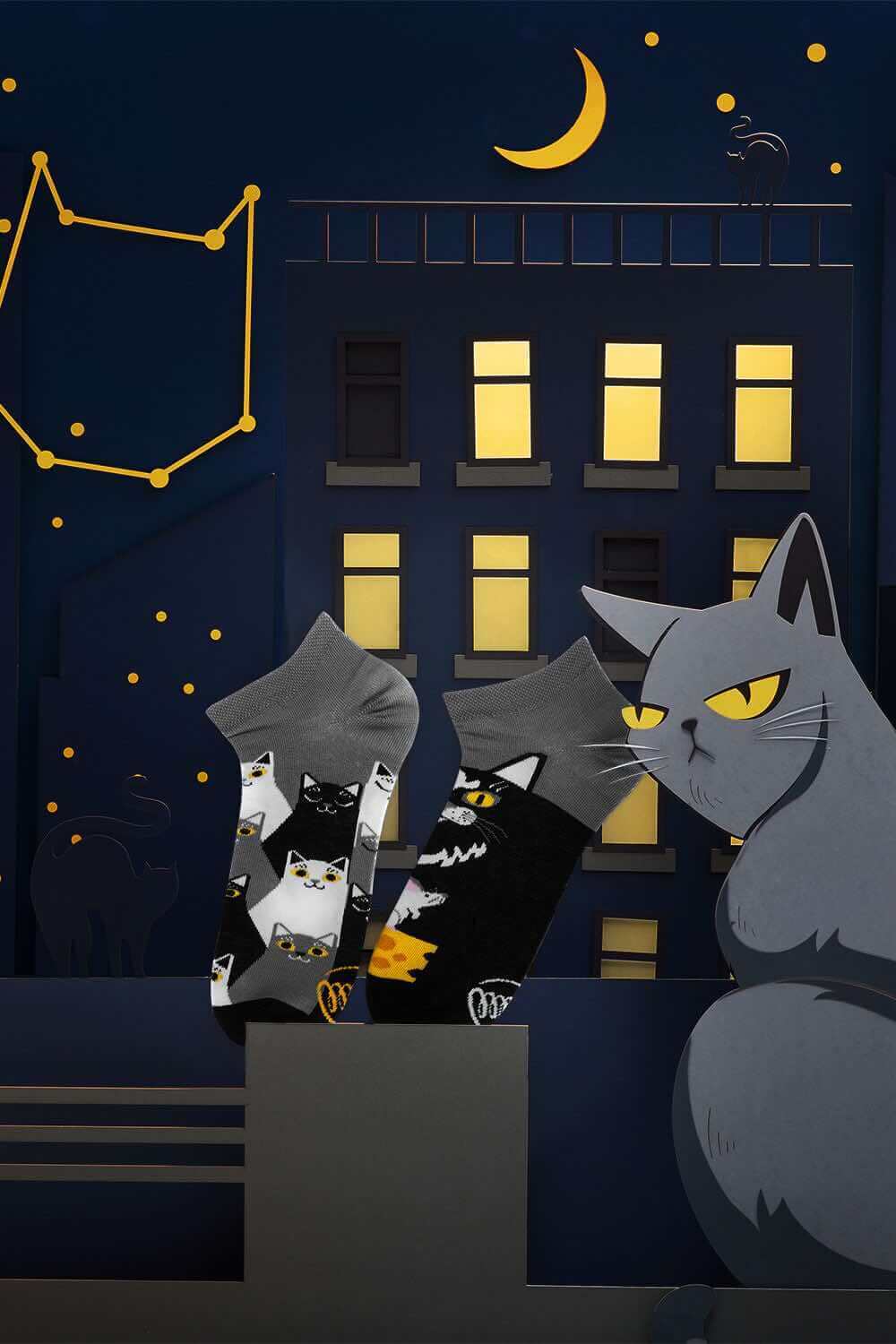 Many Mornings Sneaker Black Cat