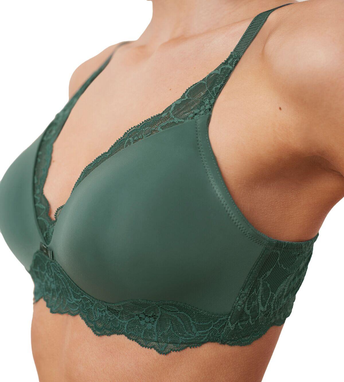 Triumph Amoureette Charm ohne Bügel TP grün - von der seite