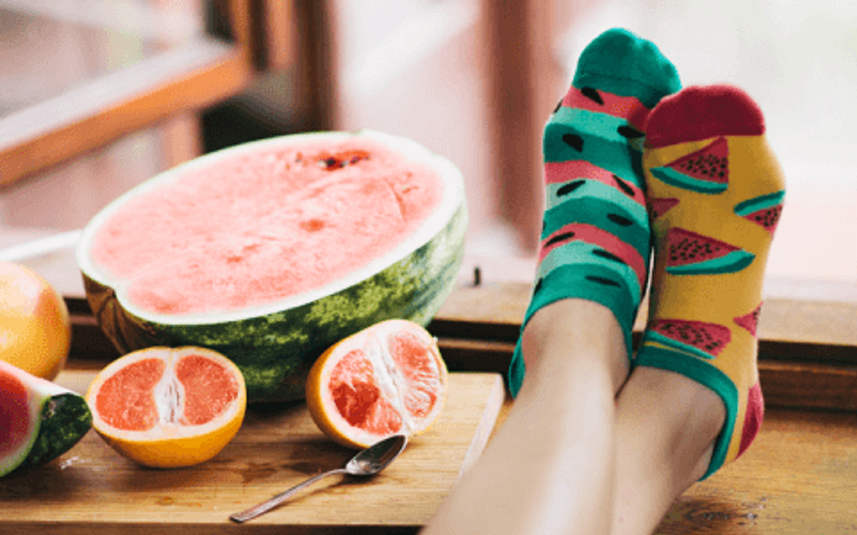 Many Mornings Sneaker Watermelon Splash