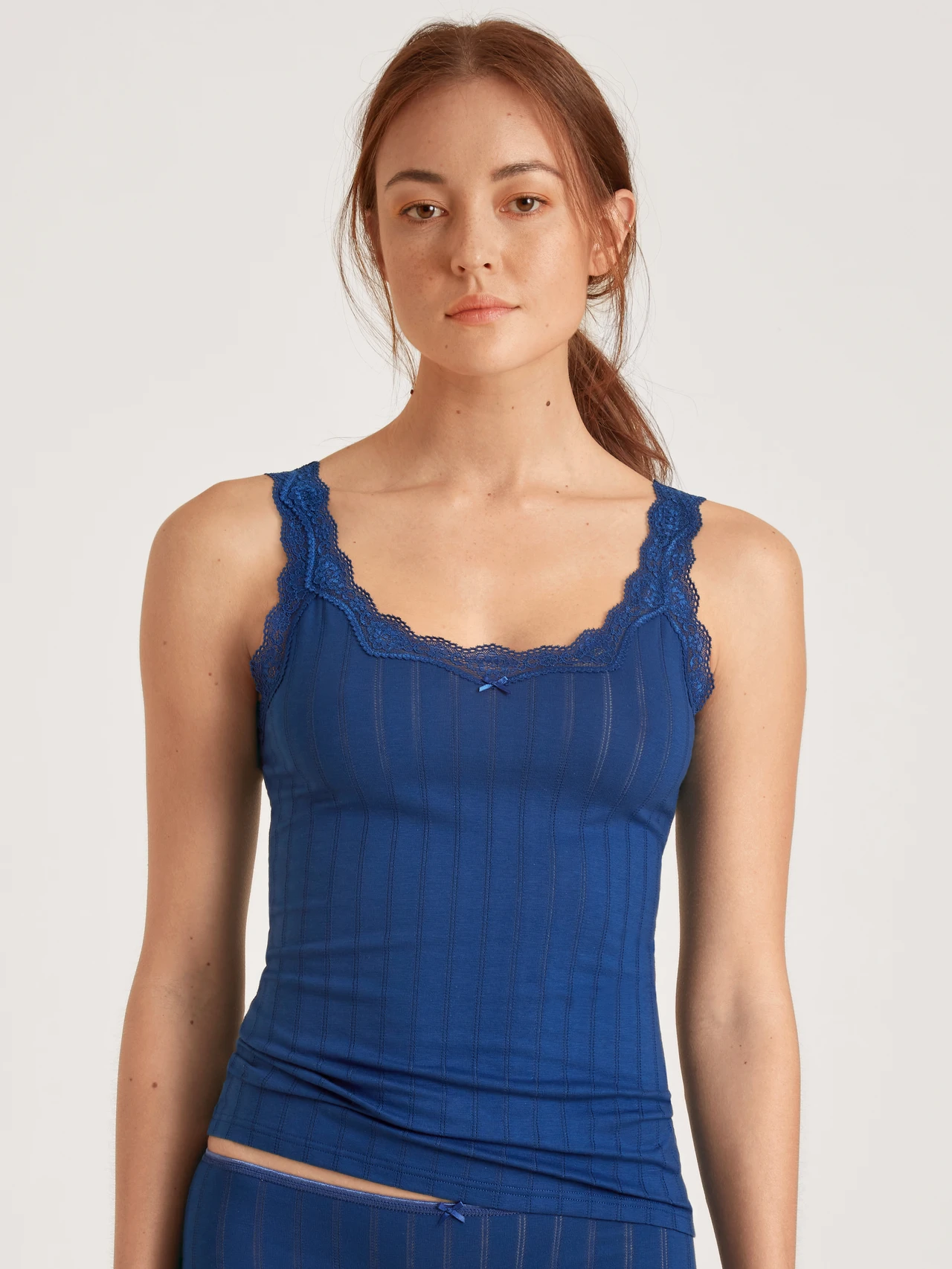 Calida Etude Toujours Tank Top 12092 sodalite blue - von vorne
