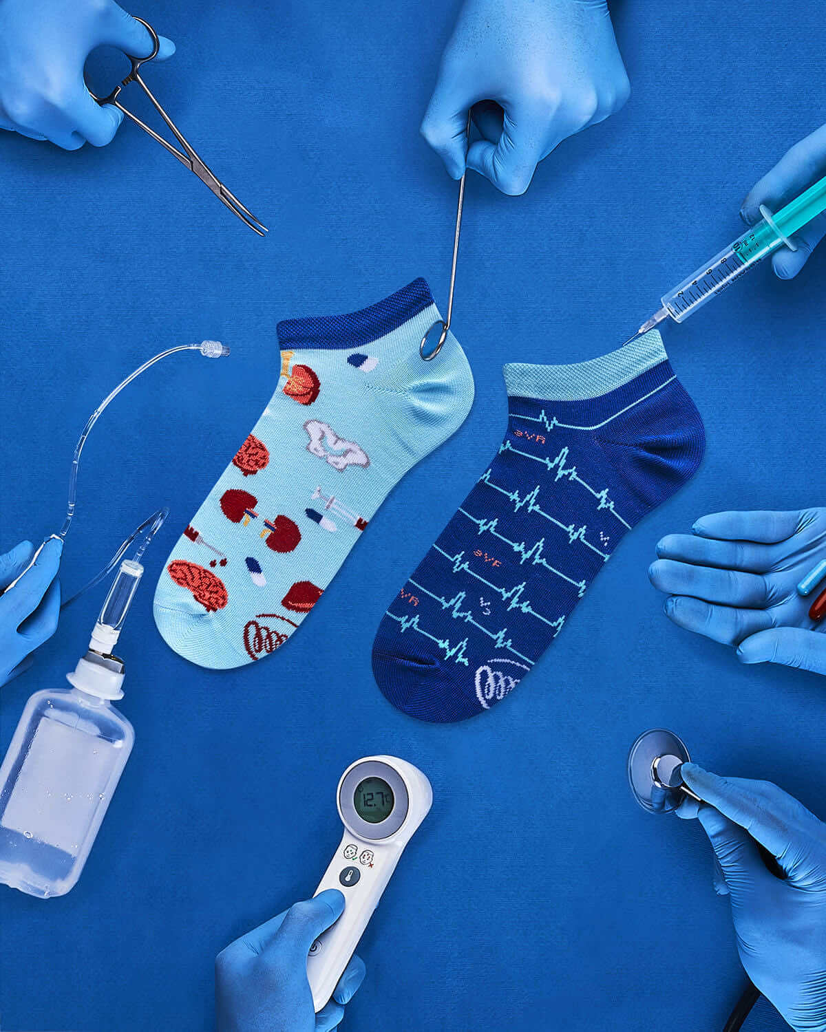 Many Mornings Sneaker Dr Sock