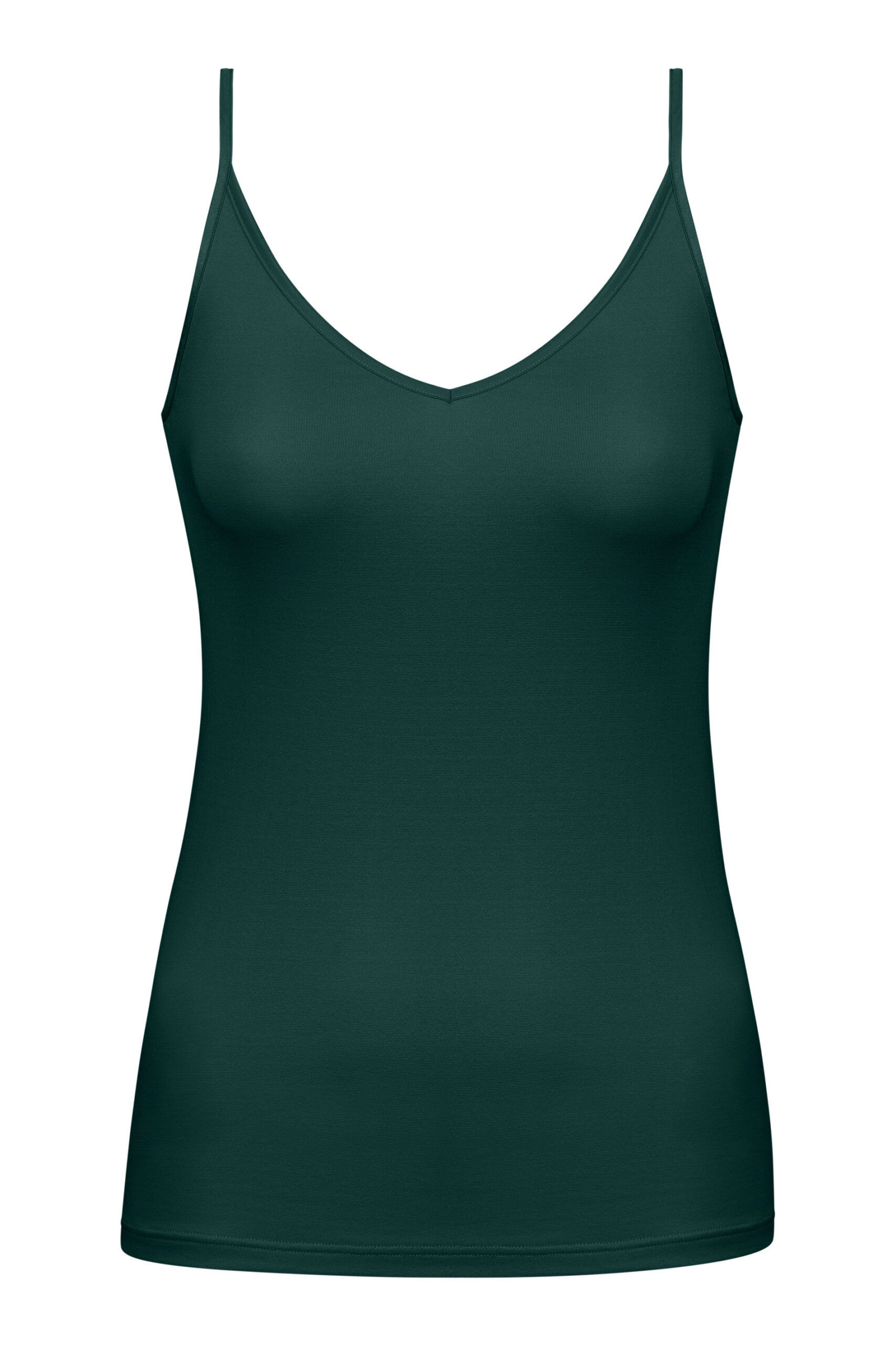 Mey Spaghetti-Top Pure Sense green Leaves - freigestellt