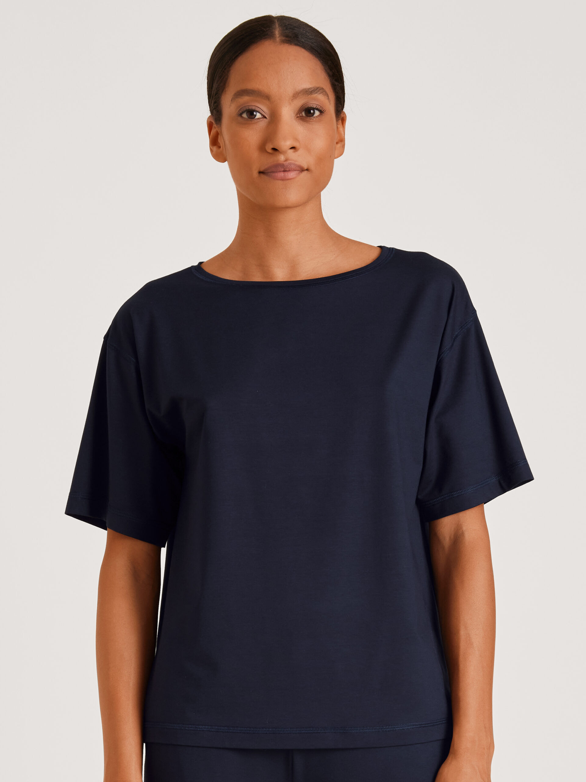 Calida Damen Shirt kurz dark lapis blue
