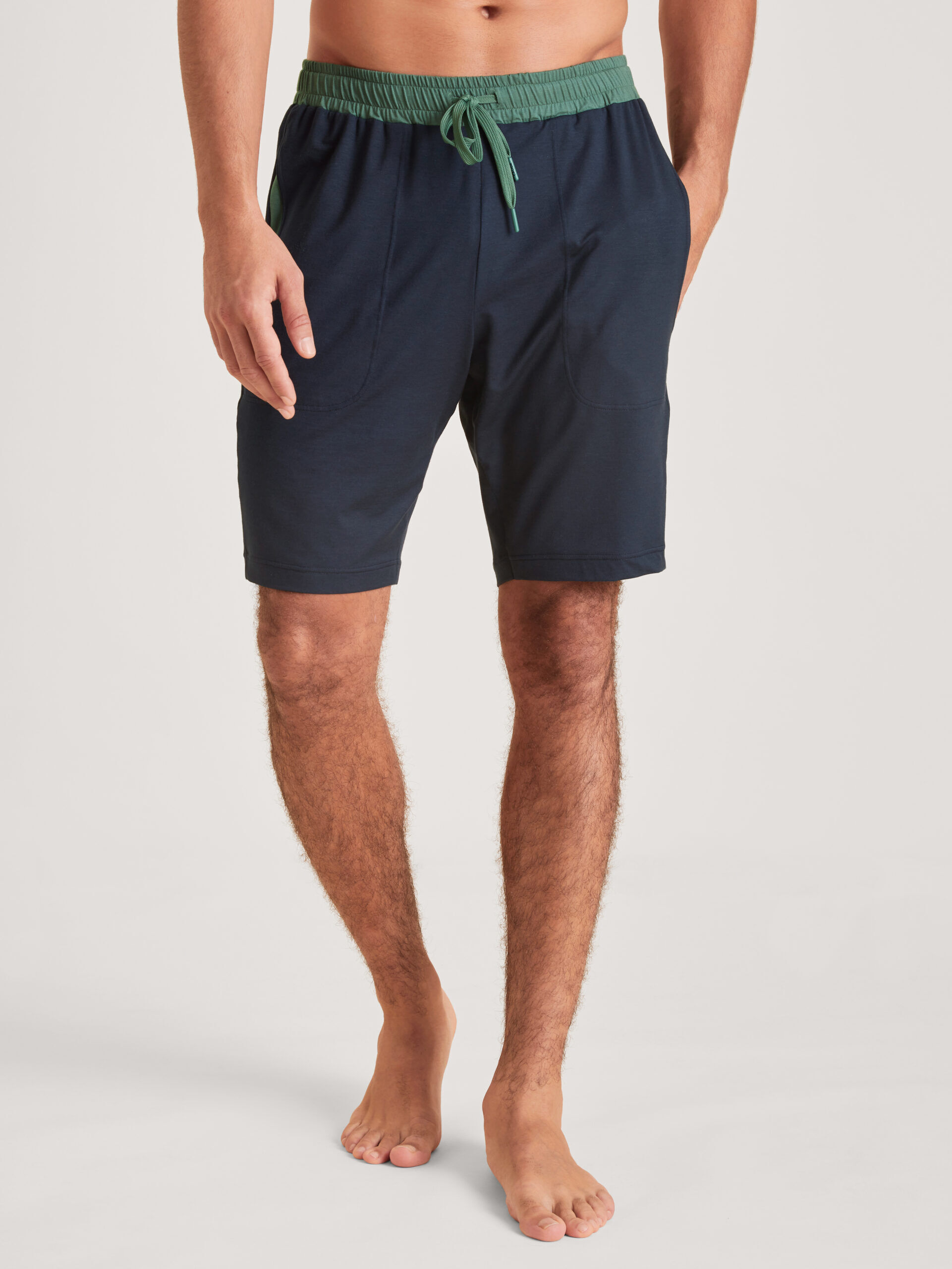 Calida Herren Bermudas dark sapphire - von vorne