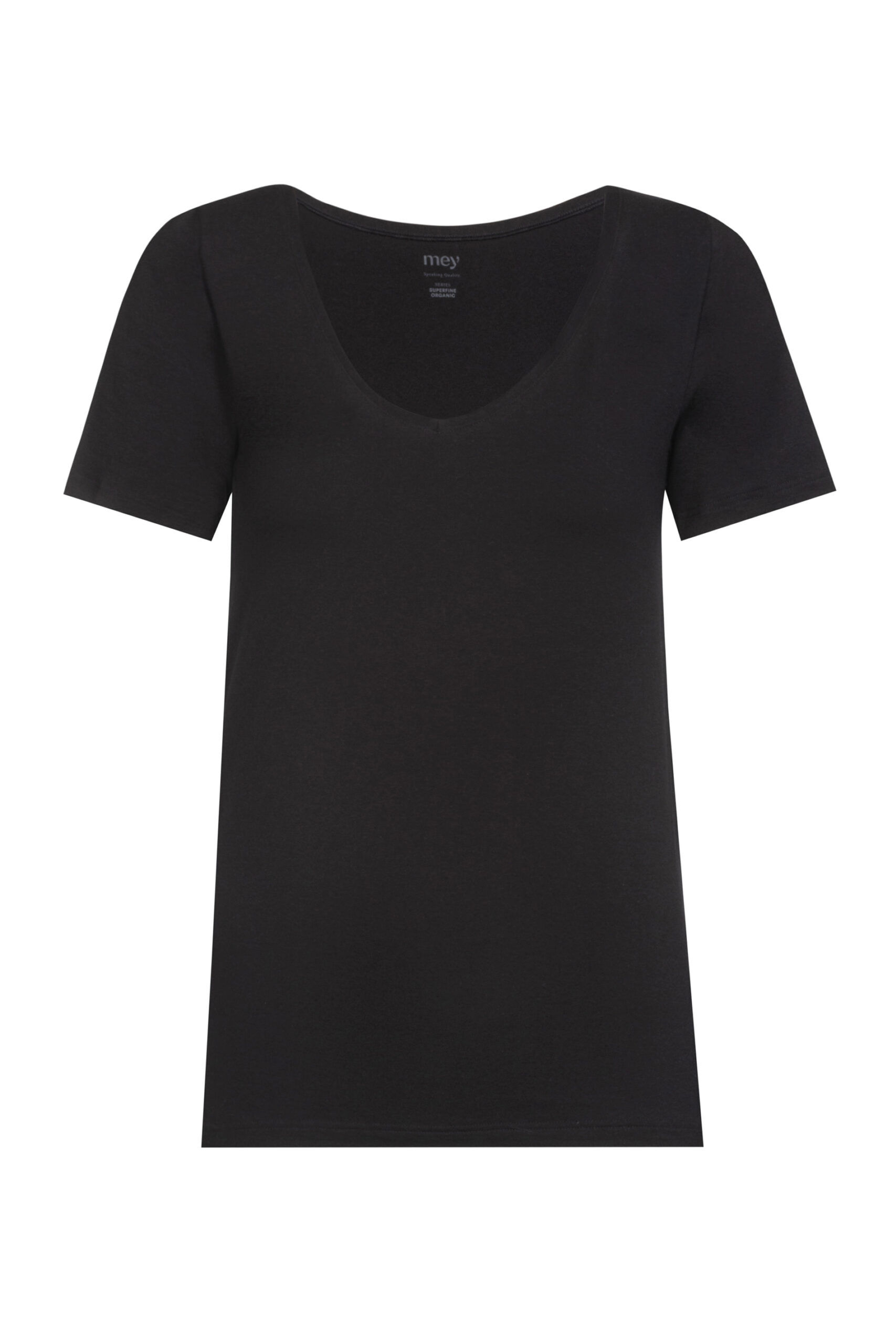 Mey Shirt Superfine Organic schwarz - freigestellt