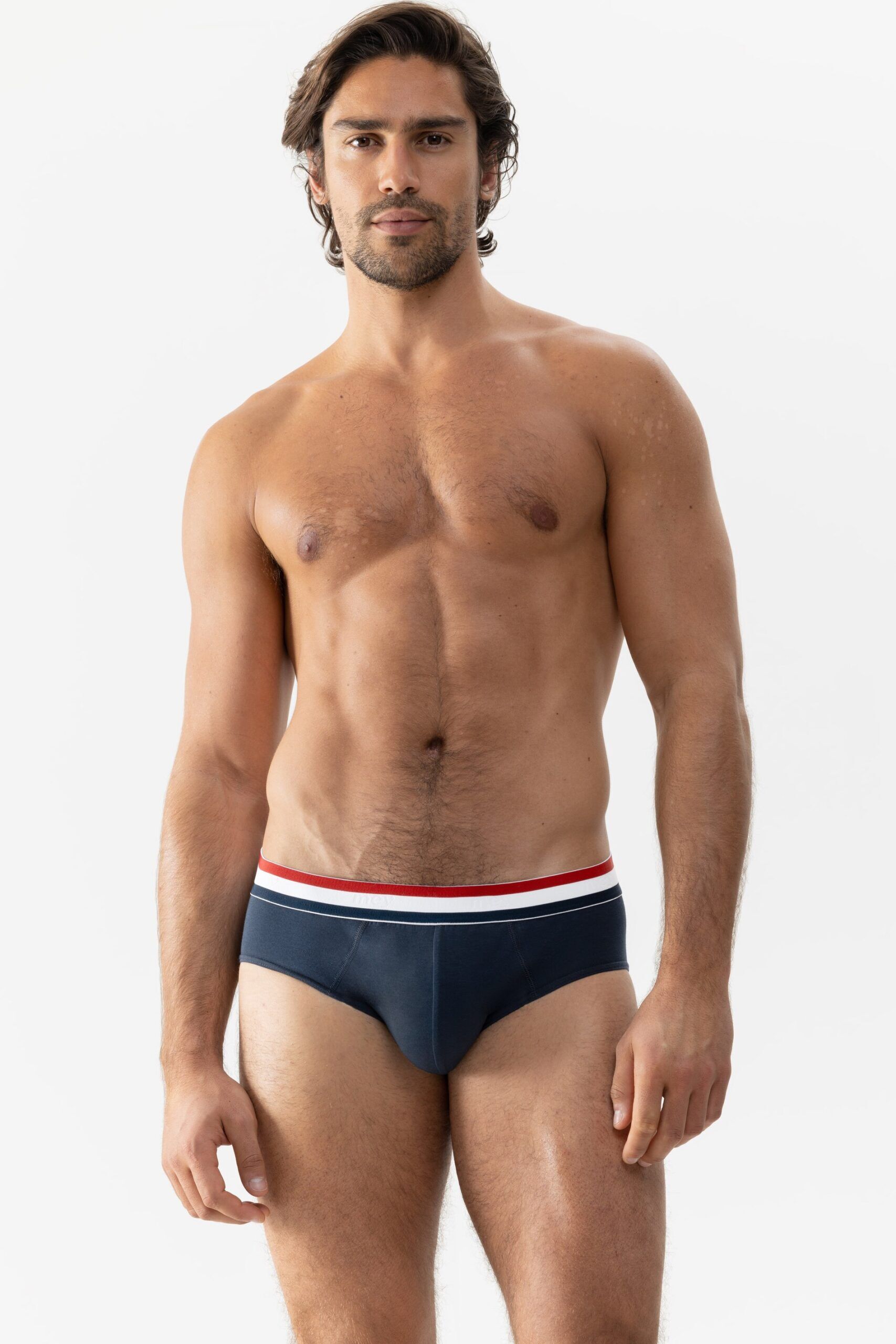 Mey Mini-Slip Serie RE:THINK COLOUR Yacht Blue - von vorne