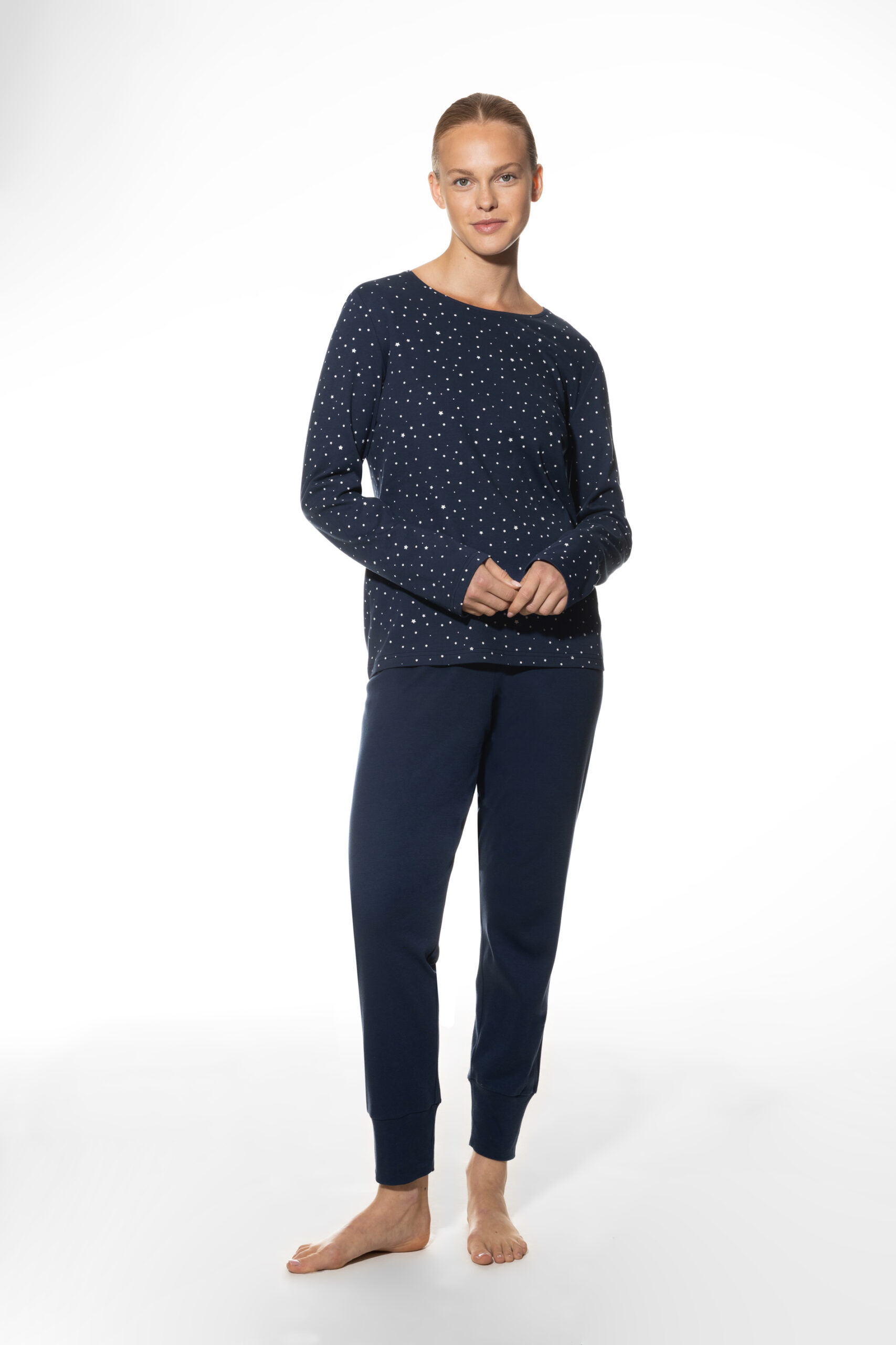 Mey Pyjama Serie Erina 13220 Deep Shadow - von vorne